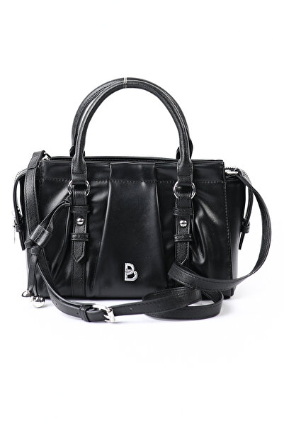 Tuna Bottier Black Leather Women's Shoulder Bag - Cnt356