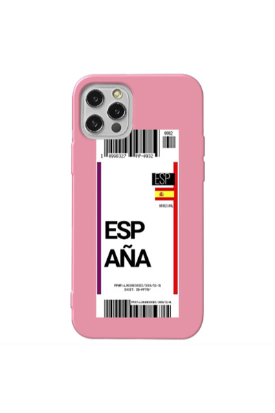 Other Apple iPhone 12 Pro Max Espana Arrival Pink Colored Silicone TPU Θήκη