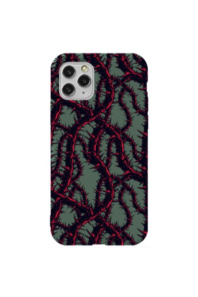 Other Apple iPhone 11 Pro Max Prickly ivy Dark Green Colored Silicone TPU Θήκη