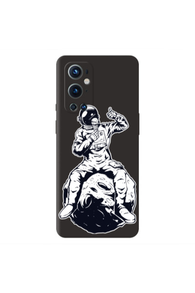 Other Oneplus 9 Pro ice cream in space Black Colored Silicone TPU Θήκη