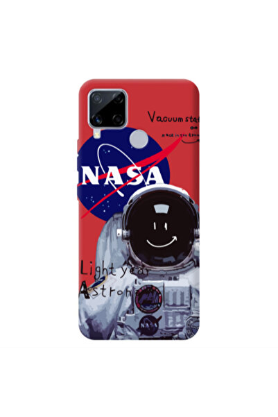 Other Realme C25S Vacuum State Red Colored Silicone TPU Θήκη