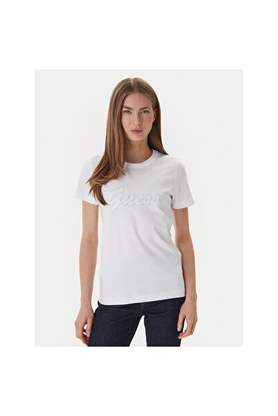 Guess Tricou de damă W6GI08K3023 Alb