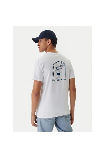 Kappa Ανδρικό T-shirt 37276JW Λευκό