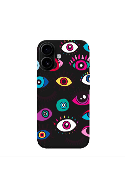 Other Apple Iphone 16 plus Multiple eyes Black Colored Silicone TPU Θήκη