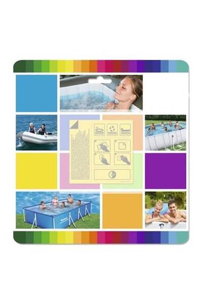 Zenino Kit de reparații pentru piscină - 10 petice autoadezive, ușor de aplic...