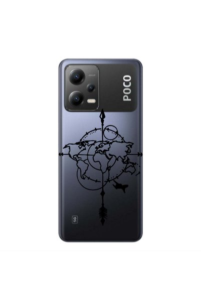 Other Xiaomi Poco X5 Old Map Transparent Silicone TPU Θήκη