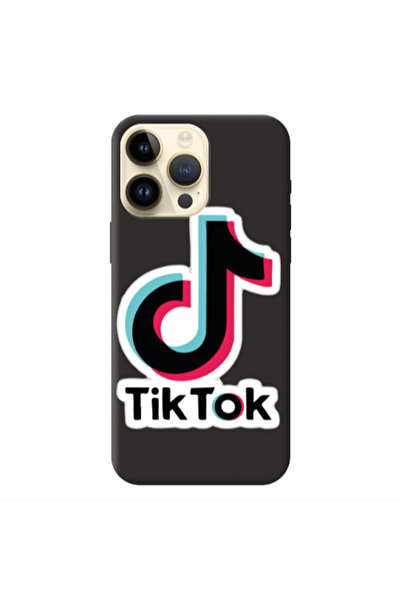 Other Apple iPhone 13 Pro Max Tik Tok Black Colored Silicone TPU Θήκη