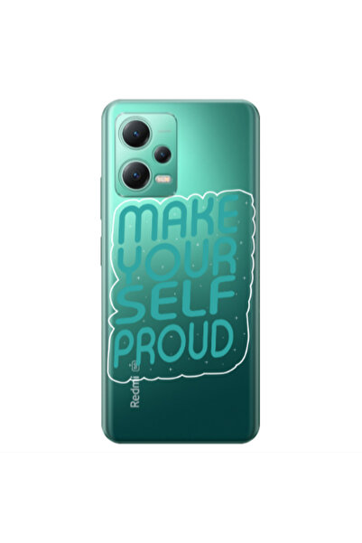 Other Xiaomi Redmi Note 12 Pro 5G Make Your Self Proud Transparent Silicone T...