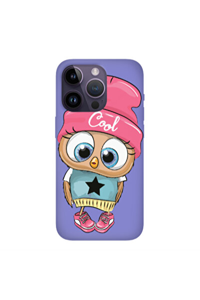 Other Apple iPhone 14 Pro Cool Star Purple Colored Silicone TPU Θήκη