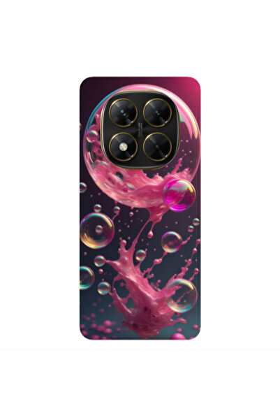 Other Xiaomi Poco X7 Pink balloon Transparent Silicone TPU Θήκη