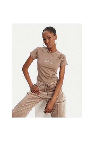 Juicy Couture Tricou de damă JCWCT126317 Bej
