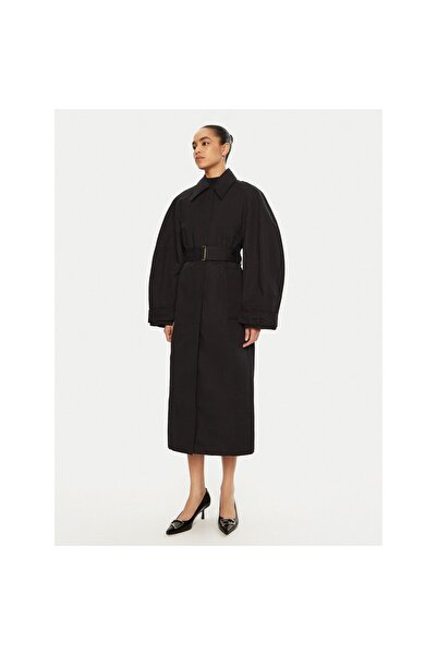 JACQUEMUS Trench de damă 24E241CO051-1534 Negru