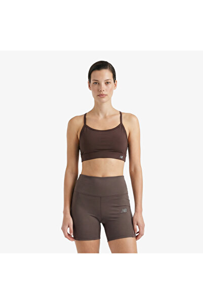 New Balance Essential Yoga Bra Women's Brown Bra