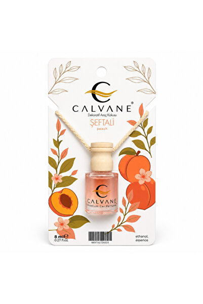 Calvane Perfume Calvane Premium Oto/Araç Ayna Kokusu 8 mL - Şeftali