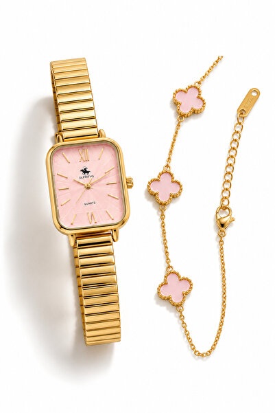 ATALYA ACCESSORY Mini Clover Bracelet and Watch Set