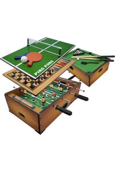 Other Sport1 Ξύλινο Επιτραπέζιο Ποδοσφαιράκι Μ51xΠ31xΥ16εκ 6 σε 1 Κωδικός: 20...