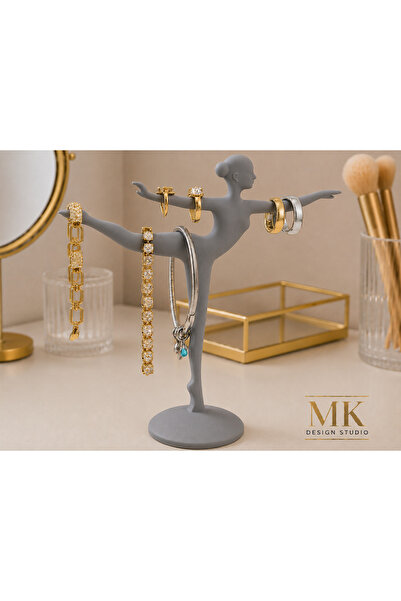 MK DESIGN STUDIO Balerin Takı Standı | Dekoratif Takı Düzenleyici | Kolye Küp...