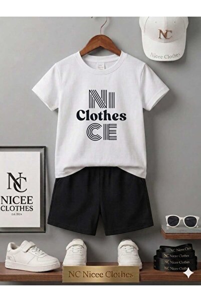 NC Nicee Clothes ΚΑΛΟΚΑΙΡΙΝΟ ΠΑΙΔΙΚΟ ΣΕΤ ΜΠΛΟΥΖΑΚΙ-ΣΟΡΤΣ ΟΥΝΙΣΕΞ (ΜΕ ΡΙΓΕΣ ΣΤ...