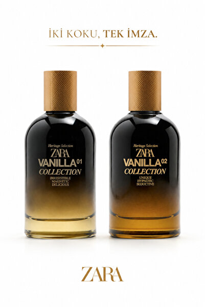 Zara VANILLA COLLECTION 01+ VANILLA COLLECTION 02 EDP 2 X100 ML (3.38 FL. OZ)