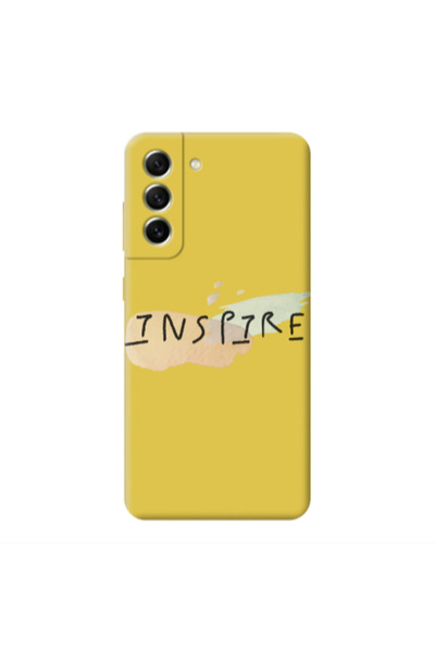 Other Samsung S21 FE Inspire Yellow Colored Silicone TPU Θήκη