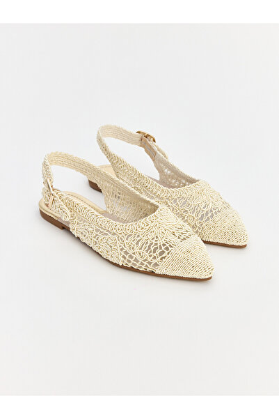 LC Waikiki Alita City Lcw Steps Beige Women's Flat Shoes with a Difference