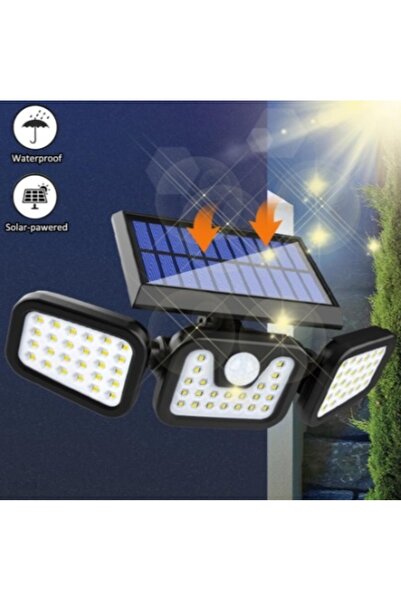 OEM Ηλιακός λαμπτήρας LED, ρυθμιζόμενος, μοντέλο TRIO, με αισθητήρα λυκόφωτος...