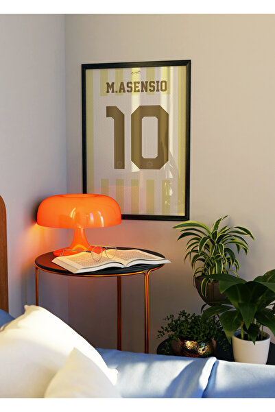 Base Concept M.Asensio Tablou nou cu 10 postere, galben și alb (încadrat)