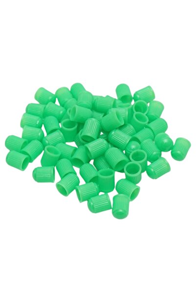 Avex Set de 100 de capace de valve, din plastic, verzi, pentru mașini, camioa...