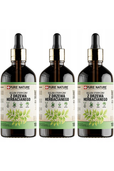 CHOSA Ulei Esential De Arbore De Ceai, 3x 100ml, Pur Tea Tree Pentru Acnee Ma...