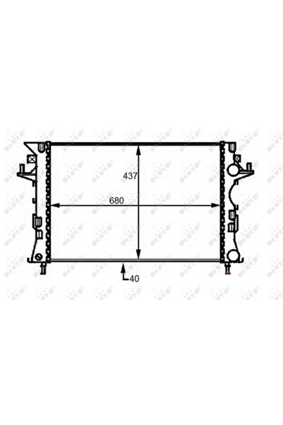 NRF Radiator Racire Motor RENAULT ESPACE 4/VEL SATIS