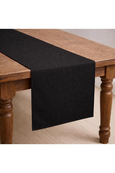Original Co Organic Raw Linen Table Runner 40X150 cm - Buldan Woven Linen Decorative Tablecloth