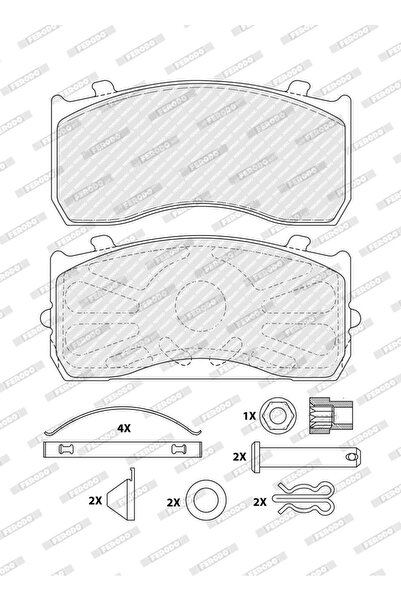 FERODO Placute Frana Fata/Spate Kb Sb/SN5 Man L2000 Tgl I Tgl Ii Tgs I; Merce...