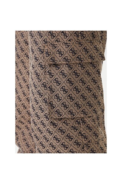 Guess Pantaloni de schi pentru bărbați M5BB77WF182 Maro