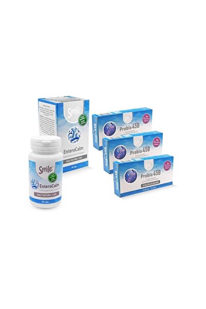 SMILE Προσφορά EnteroCalm 30 Κάψουλες & Δώρο Probio 45B Ζωντανά Βακτήρια 30 Κ...