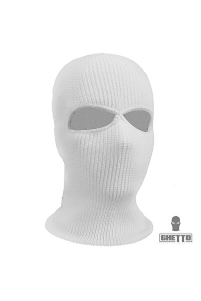 GHETTO Κάλυμμα Πλήρους Προσώπου - Λευκό