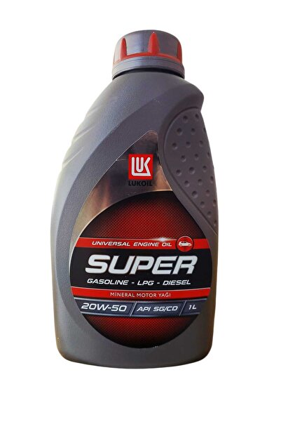LUKOIL Super 20W-50 Lpg - Diesel Motor Yağı 1 Lt (Ü.T:22.07.2025)