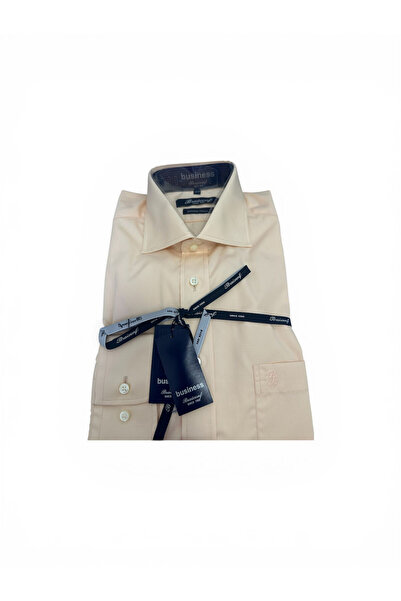 OEM Camasa barbati somon deschis, maneca lunga, business, bumbac-poliester, m...