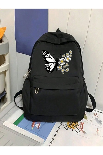 Toum Butterfly Printed School, Tutoring, Course Backpack