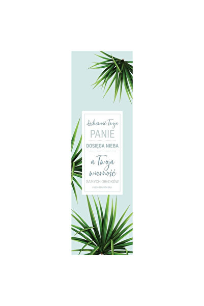 Szaron Semn de carte cu text biblic multicolor 5.8x18.3cm