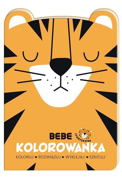 OEM Carte de colorat, Interdruk, Tigru bebe, Galben