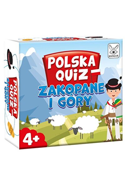 OEM Quiz desenat despre Zakopane si munti, Kangur, 4+, multicolor, 12x12cm