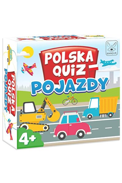 OEM Joc educativ Kangur Pojazdy Quiz pentru copii 4+ multicolor 12x12cm