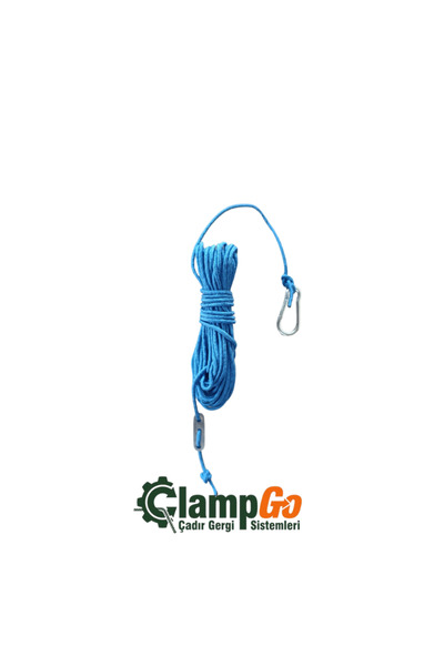 ClampGo Çadır Gergi Sistemleri 10 Metre 3mm İskota Halatı - Çadır, Branda, Te...