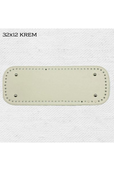 Oxford İplik Stitched Rivet Bag Base 32X12 Cream