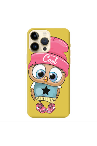 Other Apple iPhone 13 Pro Max Cool Star Yellow Colored Silicone TPU Θήκη
