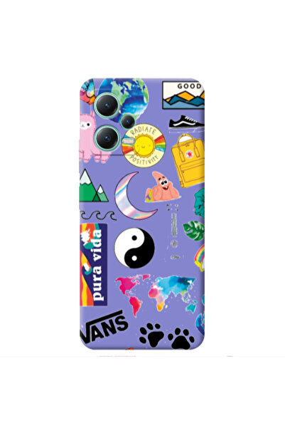 Other Xiaomi Redmi Note 12 Pro 5G Vans Purple Colored Silicone TPU Θήκη