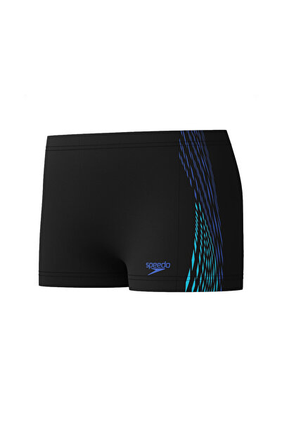 SPEEDO Αγορίστικο Ακουασόρτ με σχέδιο Πλαστιζόλ 8-00316918415 Μαύρο 11-12