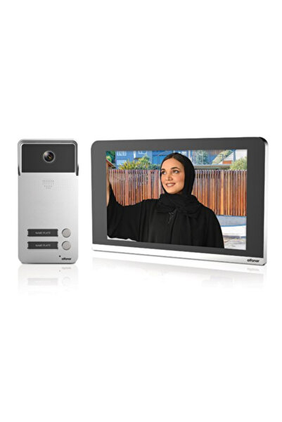 Alfanar Video Intercom Kit, 2-Button Outdoor Unit with 1 Screen -