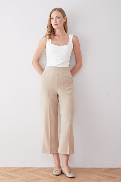 Melike Tatar Široke pantalone dužine do članaka 32-2897
