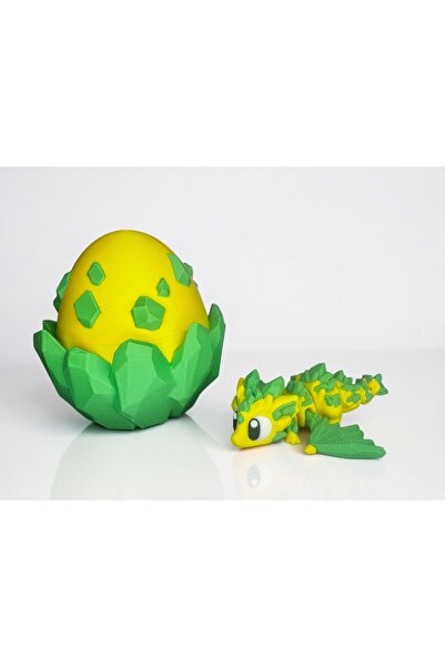 NO BRAND Dragon de cristal și ou